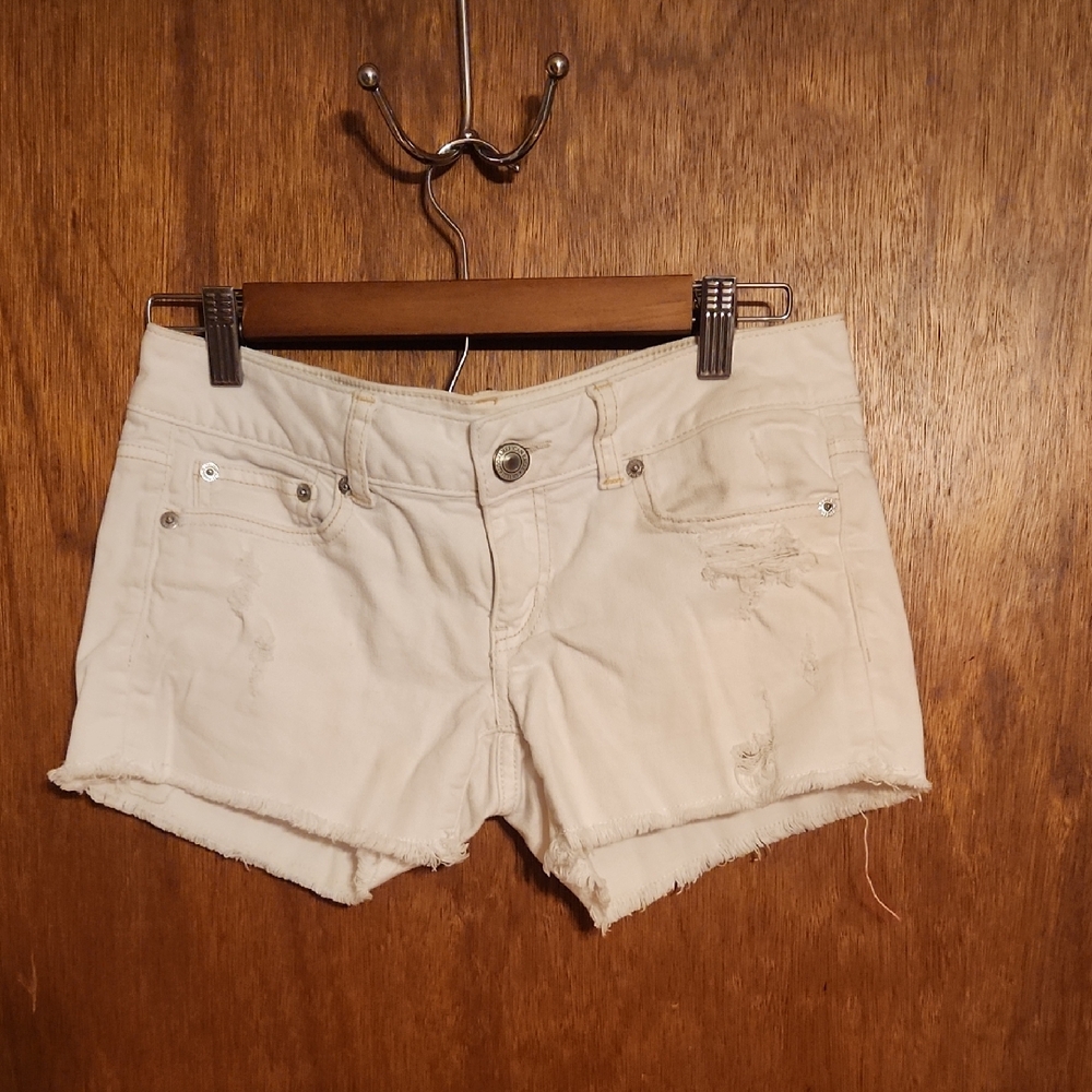 Stylish Cream/White Women's Shorts